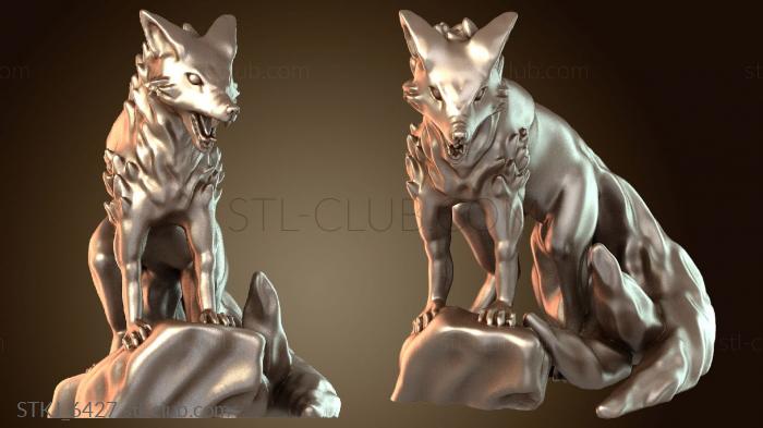 Генерал Тир Фоксмен Мистик Треххвостый Лис Альфа