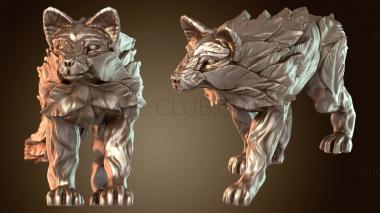 3D model General Tier Sylvan Kin Wolf Noble (STL)