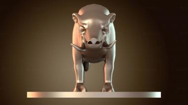 3D мадэль Гигантский кабан (STL)