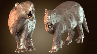 3D мадэль Гигантская капибара сильная (STL)