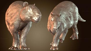 3D мадэль Гигантская капибара неукротимая (STL)