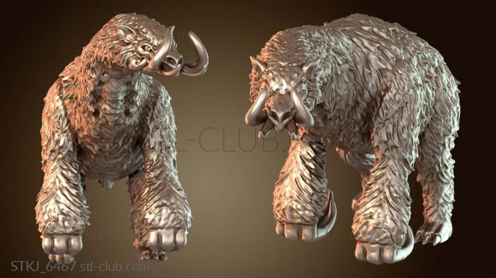 Статуэтки животных Гигантская гора Огромная Широкая