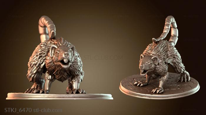 Статуэтки животных Гигантская крыса противная