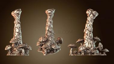 3D мадэль Гигантское грибное дерево (STL)