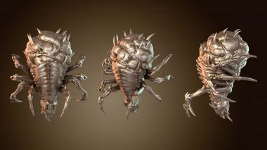 3D модель Гигантские пауки ползают (STL)