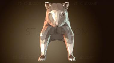 3D мадэль Гигантский хорек-ласка (STL)