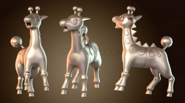 3D model Girafarig And Farigriaf (STL)