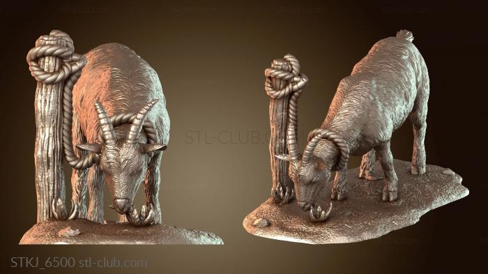 Статуэтки животных Коза Любопытная