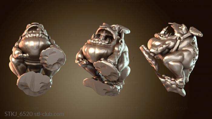 Статуэтки животных Наездники на лягушках-гоблинах верхом