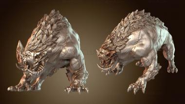 3D мадэль Гоблины Беда Баргест Босс Свирепый (STL)