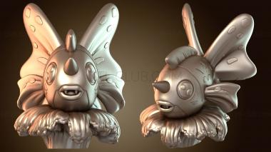 3D модель Игривые покемоны Голден и Сикинг (STL)