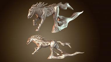 3D мадэль Лошадь могилорожденного кровавого лорда (STL)