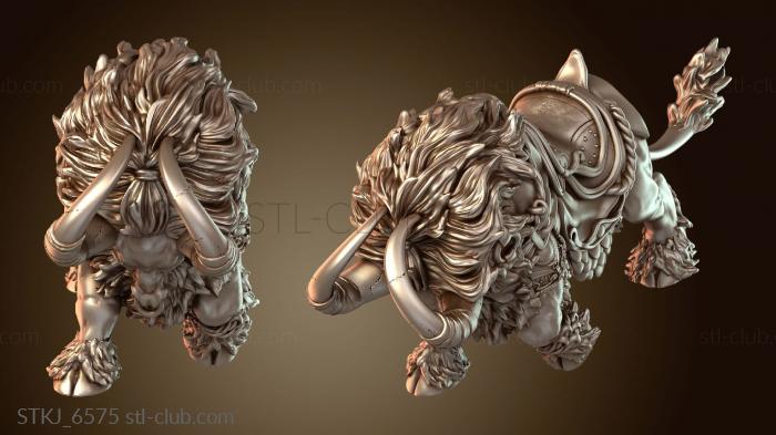 Статуэтки животных Полугигантский бык-варвар