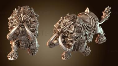 3D model Half Giant Barbarian Bull (STL)