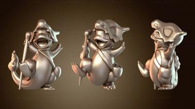 3D модель Хэллоуин Чармандер (STL)