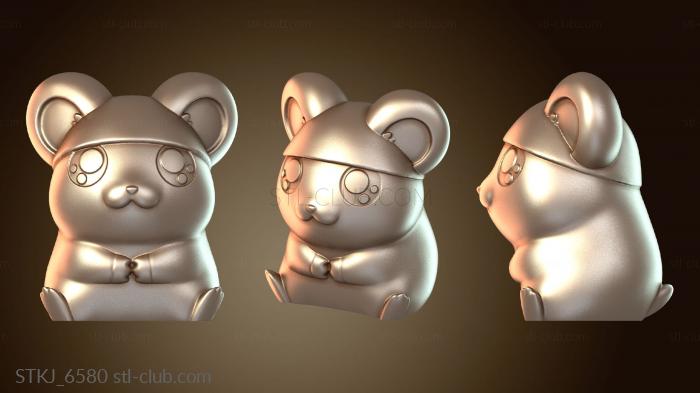 Статуэтки животных Хамтаро Кэппи