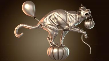 3D модель Хэллоуин Король Лев (STL)