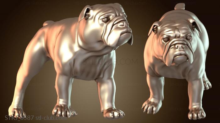 Статуэтки животных Харер Бульдог