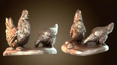 3D модель Курица-близнец (STL)