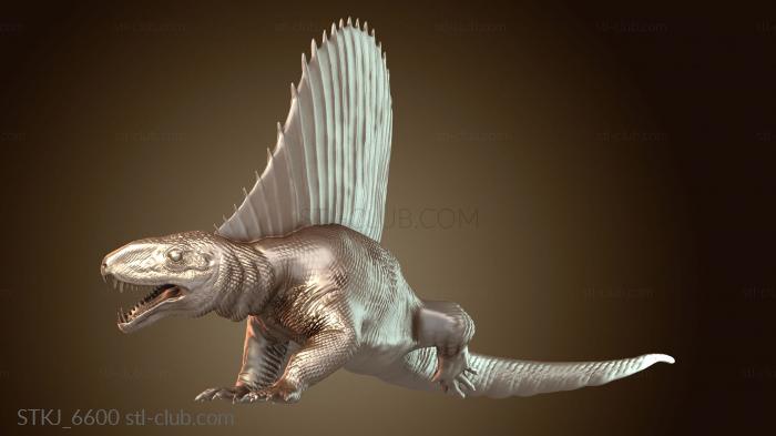 Статуэтки животных Стадные звери Диметродон