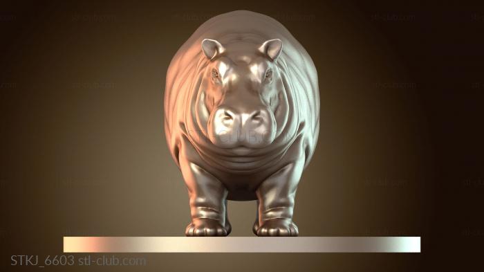 Статуэтки животных Бегемот