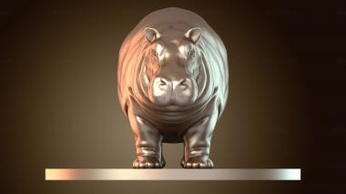 3D модель Бегемот (STL)