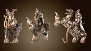 3D модель Всадник верхом (STL)