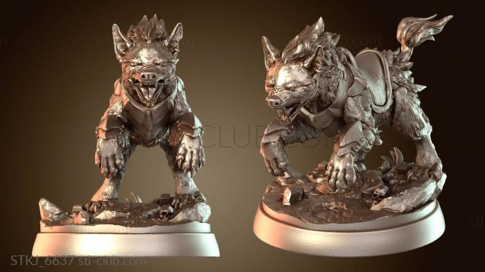 Статуэтки животных Гиена пустыни