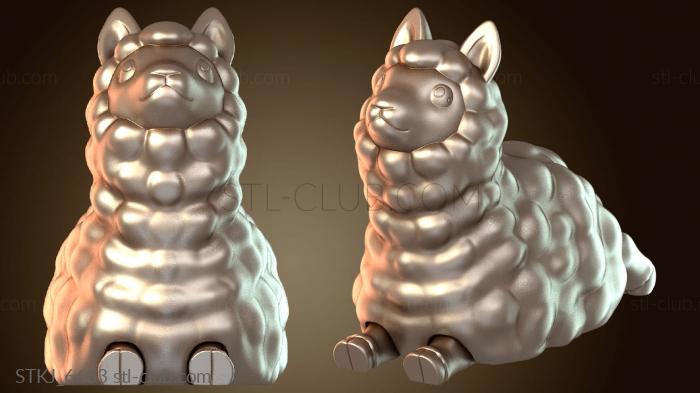 Статуэтки животных IX Patch Articulated Llama