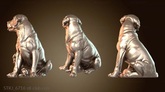 Статуэтки животных Лабрадор со щенком