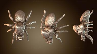 3D модель Лабрадорит Волк Паук Санта (STL)