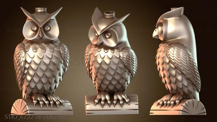 Статуэтки животных Совиная лампа