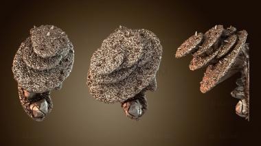 3D модель Многослойный наклонный гриб (STL)