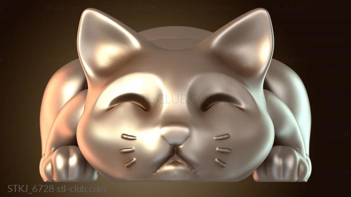 Статуэтки животных Ленивый кот