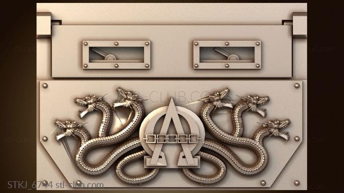 Статуэтки животных Панель Легиона Рино