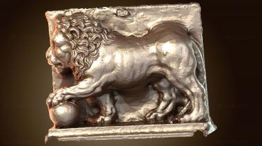 3D model Lion Sculpture Fredensborg (STL)