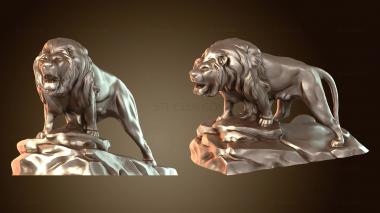 3D модель Лев Бронзовый (STL)