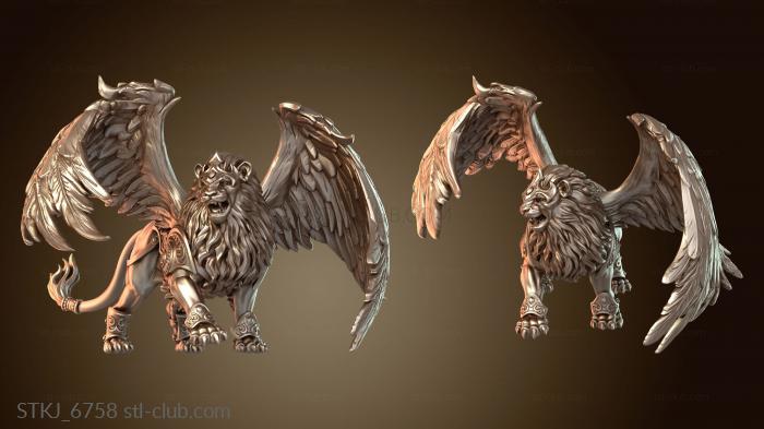 Лев-хранитель крылатый