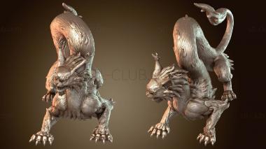 3D модель Длинный кот (STL)