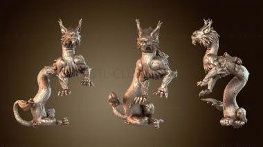 3D мадэль Длинная Кошка Маунт Королева (STL)