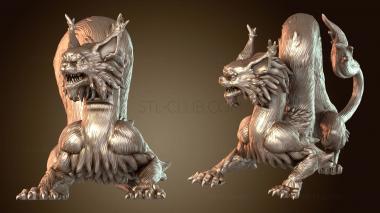 3D мадэль Длинный Кот Быстрый (STL)