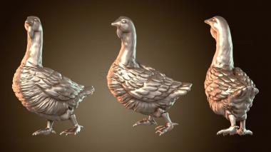 3D модель Средневековый деревенский цыпленок (STL)