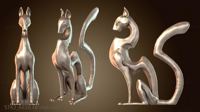 Статуэтки животных Медитирующий кот