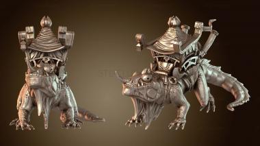 3D модель Ящерица А (STL)