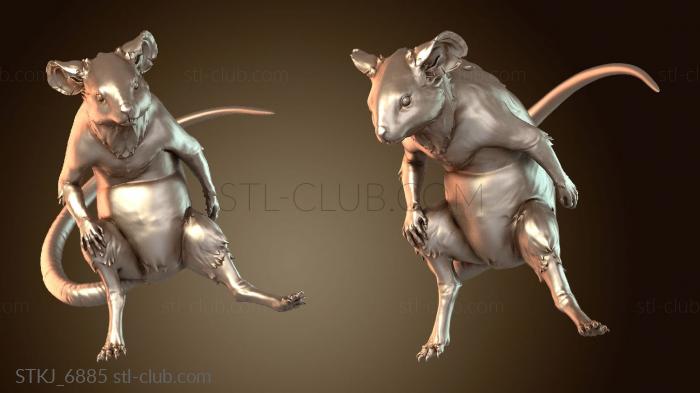 Сидящая мышь