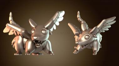 3D модель Мутантный голубь-опоссум (STL)