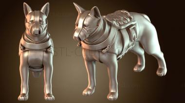 3D мадэль Собачья разведка ВМС США «Морские котики» (STL)