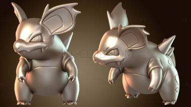 3D model Nidoking Vicious (STL)
