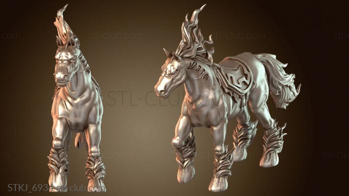 Статуэтки животных Кошмарный наездник Тень