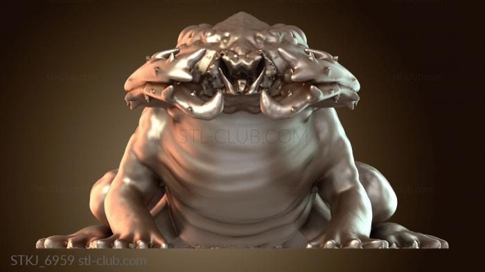 Статуэтки животных Лягушка Нургла приглушена